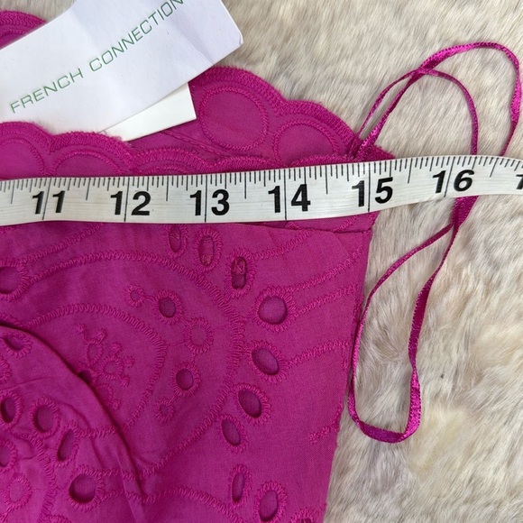 FRENCH CONNECTION
Appelona Cotton One Shoulder Eyelet Dress, Size 2, NWT - Picture 3 of 15